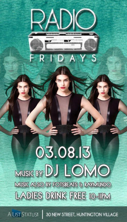 This Friday March 8th Were Rockin at Radio in Huntington